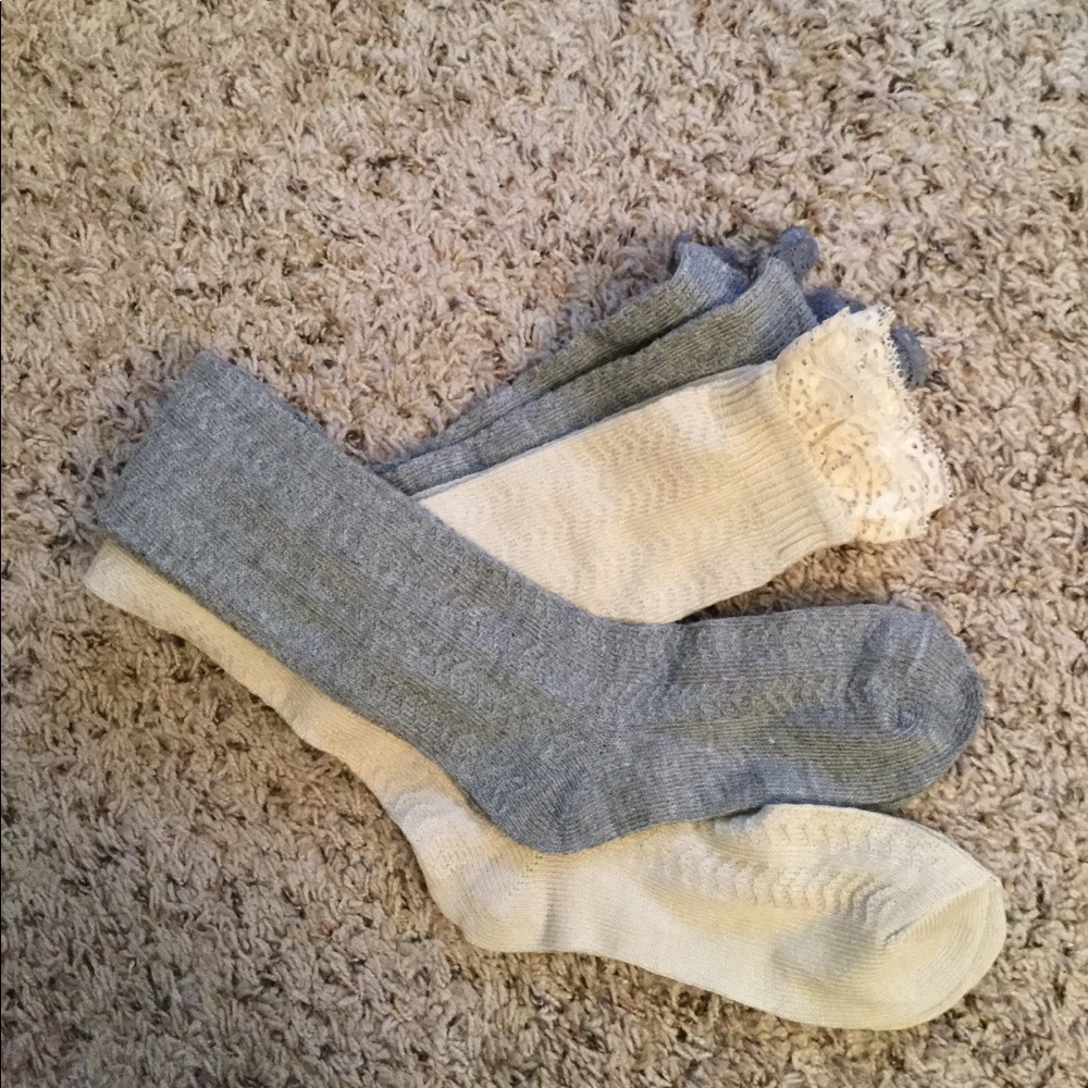 Brand new boot socks with lace detail